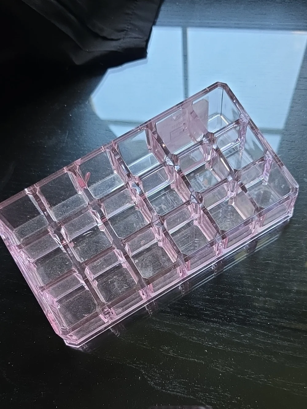 💚5/$20💚Pink Clear Acrylic 24-Slot Organizer Tray